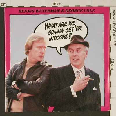 Waterman,Dennis & Cole,George: What Are We Gonna Get 'er Indoors?, EMI (MIN 101), UK, 1983 Typ: 7" Best.-Nr.: T1067 Preis: 1,50 Euro