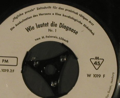 Wie lautet die Diagnose: Nr.1-5, NoCover, Marseille Verlag (W 1019 F...), D Typ: 7"*5 Best.-Nr.: T1116 Preis: 5,00 Euro