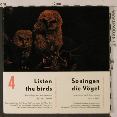 Listen The Birds  4: So singen die Vögel, H.A.Traber, EPHT 9(), D,  - EP - T1150 - 4,00 Euro