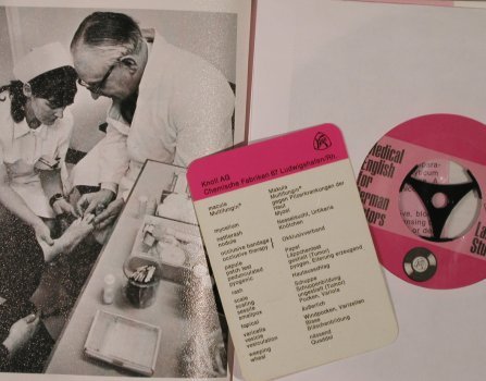 Medical English for German Doctors: Dermatology, Foc, Iruxol/Knoll AG (12), D,Booklet Typ: 7" Best.-Nr.: T1177 Preis: 4,00 Euro