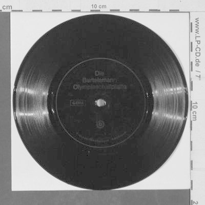 Olympiaschallplatte - Bertelsmann: München XX  - 33 rpm, No Cover, Bertelsmann (SHCL 1526 (?)), D, 1972 Typ: Flexi Best.-Nr.: T1888 Preis: 5,00 Euro
