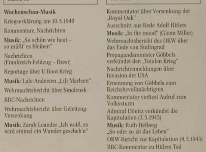 V.A.Original Ton-Dokumente: aus der Zeit 1939-1945, 33rpm, Time Life Bücher, D, m /vg+ Typ: 7" Best.-Nr.: T2050 Preis: 2,50 Euro