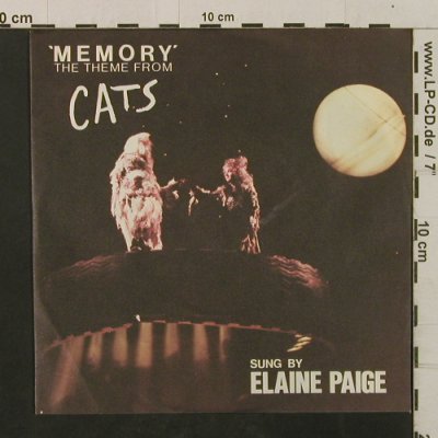 Cats: Memory/The Overture by Elaine Paige, Polydor (2059 364), D, 1981 Typ: 7" Best.-Nr.: T2386 Preis: 3,00 Euro