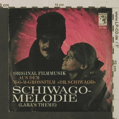 Dr. Schiwago: Lara's Theme/Main Title by M. Jarre, MGM(61 128), D, 1967 - 7inch - T2598 - 2,50 Euro