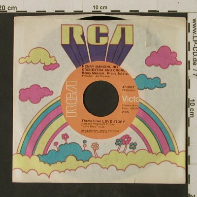 Mancini,Henry: Love Story / Phone Call To The Past, RCA (47-9927), USA,  FLC Typ: 7" Best.-Nr.: T2684 Preis: 3,00 Euro