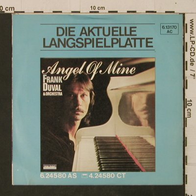 Derrick: Das 6. Streichholz: F. Duval: Cry / Autum Dreams, Teldec (6.13170), D, 1981 Typ: 7" Best.-Nr.: T2689 Preis: 2,50 Euro
