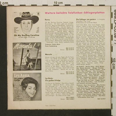 Schut, Der - Martin Böttcher: Schut- /Rih-Melodie, cover only, Telefunken (U 55 791), D Typ: Cover Best.-Nr.: T2789 Preis: 2,00 Euro