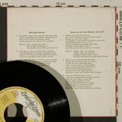 Janz,Hildor  u.d.Ruhrfeldzugchor: Wie groß bist du-Harding Braaten, Lieder des Lebens (907), D Typ: 7" Best.-Nr.: T2862 Preis: 3,00 Euro