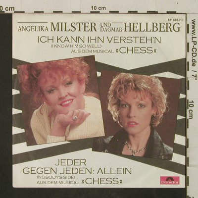 Milster,Angelika & Hellberg,Dagmar: Ich Kann Ihn Versteh'n, Polydor (881 480-7), D, 1985 Typ: 7" Best.-Nr.: T2997 Preis: 2,50 Euro