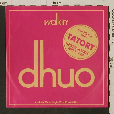 Tatort - Heißer Schnee: Walkin' / Chinatype (by Dhuo), CGD (106 668), D, 1984 Typ: 7" Best.-Nr.: T3251 Preis: 2,50 Euro