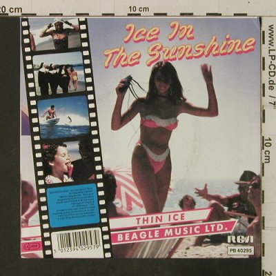 Beagle Music Ltd.: Ice In The Sunshine / Thin Ice, RCA (PB 40295), D, 1985 Typ: 7" Best.-Nr.: T3671 Preis: 2,50 Euro