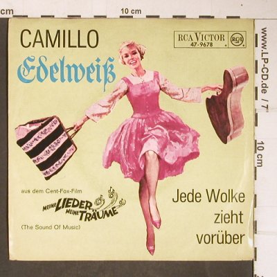 Camillo - Orchester Werner Last: Edelweiß, m-/vg+, RCA (47-9678), D Typ: 7" Best.-Nr.: T4104 Preis: 4,00 Euro