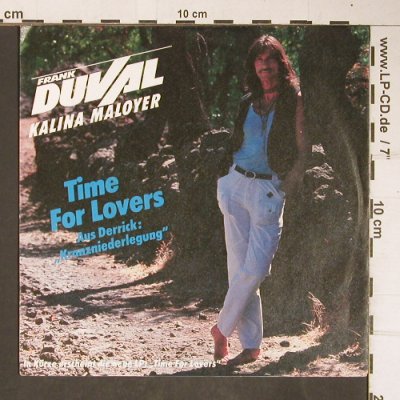 Duval,Frank & Kalina Maloyer: Time For Lovers (Kranzniederlegung), Teldec (6.14460 AC), D, 1985 Typ: 7" Best.-Nr.: T4176 Preis: 3,00 Euro