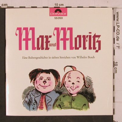 Max und Moritz: Eine Bubengeschichte in sieben.., Polydor, Foc(55 050), D,Booklet,  - 7inch - T4361 - 3,00 Euro