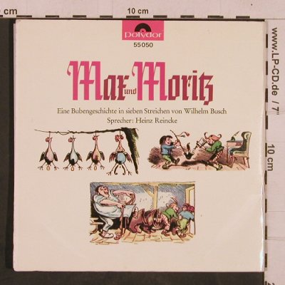 Max und Moritz: Eine Bubengeschichte in sieben.., Polydor, Foc (55 050), D,Booklet Typ: 7" Best.-Nr.: T4361 Preis: 3,00 Euro