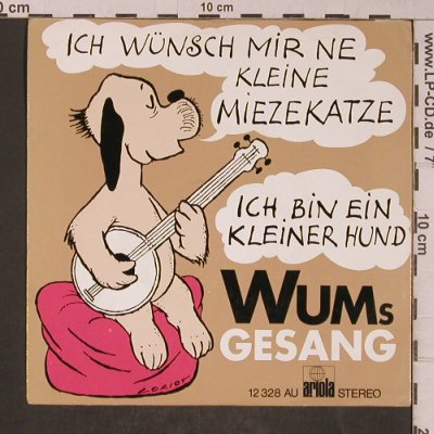 Wum's Gesang - Loriot: Ich Wünsch Mir'ne Kleine Miezekatze, Ariola (12 328 AU), D Typ: 7" Best.-Nr.: T5277 Preis: 2,50 Euro