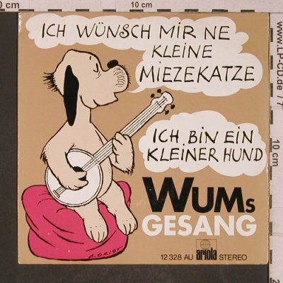 Wum's Gesang - Loriot: Ich Wünsch Mir'ne Kleine Miezekatze, Ariola (12 328 AU), D Typ: 7" Best.-Nr.: T5277 Preis: 2,50 Euro