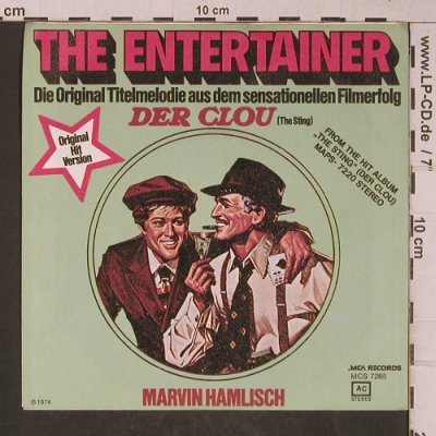 Hamlisch,Marvin: The Entertainer, The Sting, MCA(MCS 7265), D, 1974 - 7inch - T5325 - 2,50 Euro