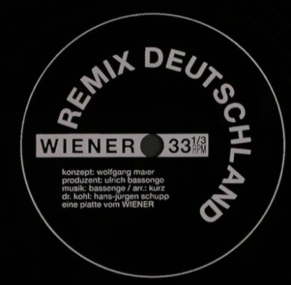 V.A.Wiener: Remix Deutschland - one side FLEXI, (), 33 rpm, 1990 - 7inch - T5458 - 5,00 Euro