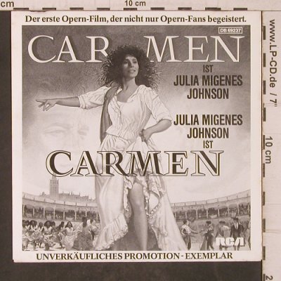 Carmen: Carmen,Julia Migenes, m-/vg+, RCA Erato(DB 69237), D,Promo,  - 7inch - T5608 - 4,00 Euro