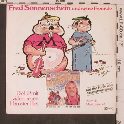 Fred Sonnenschein & seine Freunde: Der Meerwalzer/Der Orwurm, Hansa (104 203-100), D, 1982 Typ: 7" Best.-Nr.: T5742 Preis: 3,00 Euro
