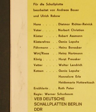 Von einem, der auszog, das Fürchten: zu lernen, Brüder Grimm, Litera (5 60 088), DDR, 1974 Typ: 7" Best.-Nr.: T667 Preis: 3,00 Euro