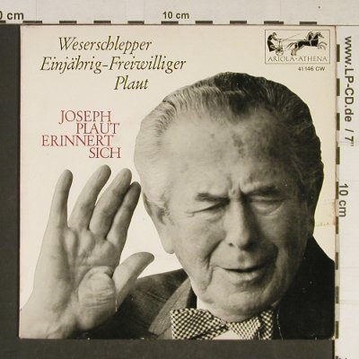 Plaut,Joseph: Weserschlepper Einj.-Freiw. Plaut, Ariola-Athena (41 146 CW), D,vg+/m- Typ: 7" Best.-Nr.: T734 Preis: 3,00 Euro