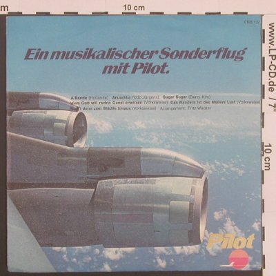 V.A.Ein musikal.Sonderflug m.Pilot: u.a. Udo Jürgens,Barry Kim..., Pilot(0105 137), D, 1970 - EP - T850 - 2,00 Euro