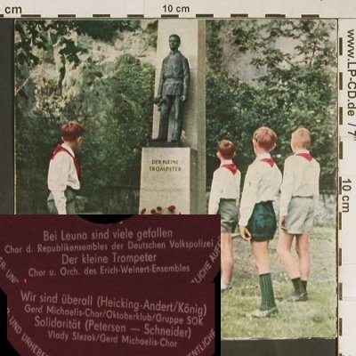SED Bezirksleitung Halle: Der kleine Trompeter u.a.,bad cond., AWA (5 95 009), DDR Typ: EP Best.-Nr.: T851 Preis: 2,00 Euro