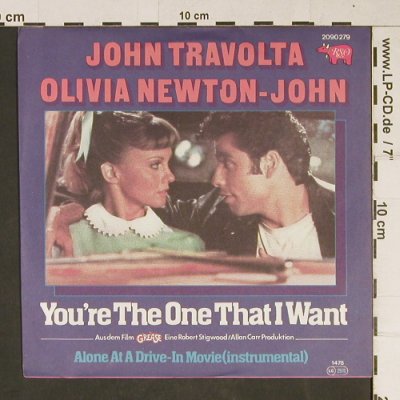 Travolta,John/O.Newton-John-Grease: You're the one that I want, RSO (2090 279), D, 1978 Typ: 7" Best.-Nr.: T974 Preis: 2,50 Euro