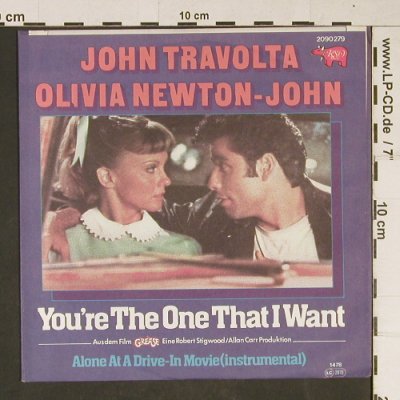 Travolta,John/O.Newton-John-Grease: You're the one that I want, RSO (2090 279), D, 1978 Typ: 7" Best.-Nr.: T974 Preis: 2,50 Euro