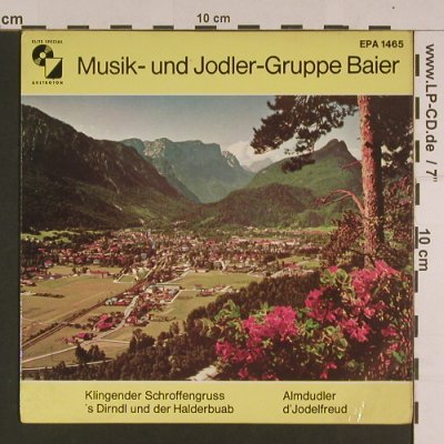 Musik-und Jodler-Gruppe Baier: Klingender Schroffengruss, vg+/m-, Elite Special(EPA 1465), CH,  - EP - S7620 - 2,50 Euro