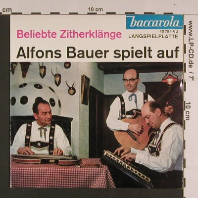 Bauer,Alfons: Beliebte Zitherklänge, Baccarola(40 794 VU), D,  - EP - S7642 - 3,00 Euro