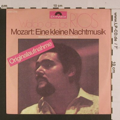De Los Rios,Waldo: Mozart:Eine Kleine Nachtmusik, Polydor(2001 216), D,  - 7inch - S7647 - 2,50 Euro