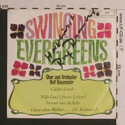 Rosemeier,Rolf  Chor und Orchester: Swinging Evergreens, woc, Metronome(M 25.010 / 3401), D, 1973 - EP - S7929 - 4,00 Euro
