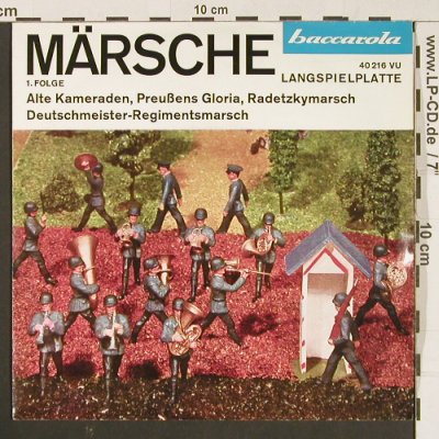 Reiske,Fred mit s. gr.Basorchester: Märsche - 1.Folge, Baccarola(40 216 VU), D,  - EP - S8849 - 2,50 Euro