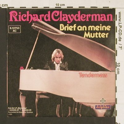 Clayderman,Richard: Brief an meine Mutter, Telefunken(6.12753 AC), D, 1979 - 7inch - S9305 - 3,00 Euro
