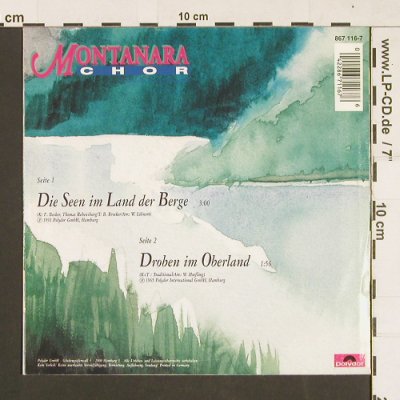 Montanara Chor: Die Seen im Land der Berge, Polydor(042286711676), D, 1991 - 7inch - S9389 - 3,00 Euro