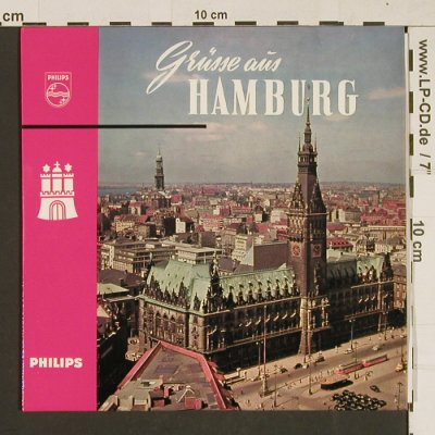 Musikkorps d.Schutzpolizei Hamburg: Grüsse aus Hamburg,Sigfried Grenz, Philips(423 256 PE), D, 1958 - EP - S9717 - 5,00 Euro