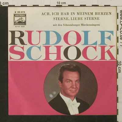 Schock,Rudolf: Ach, Ich hab' in meinem Herzen, Electrola(E 20 071), D,  - 7inch - T2792 - 3,00 Euro