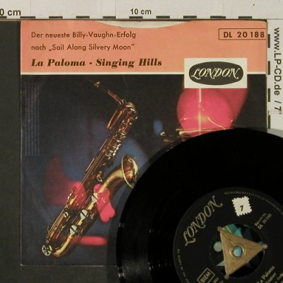 Vaughn,Billy: La Paloma / Singing Hills, vg+/m-, London(DL 20 188), D, stol,  - 7inch - T2984 - 2,50 Euro