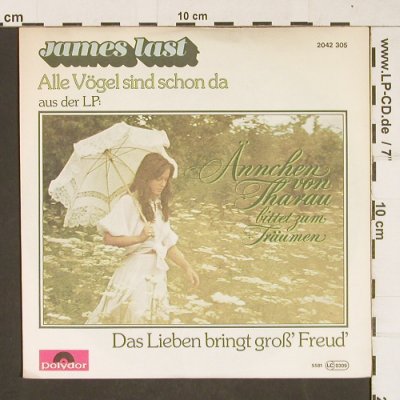 Last,James: Alle Vögel sind schon da, Polydor(2042 305), D, 1981 - 7inch - T305 - 2,50 Euro