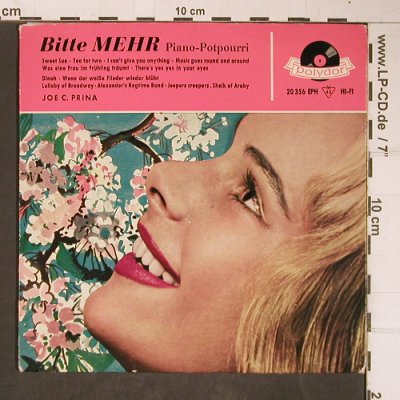 Prina,Joe C.: Bitte Mehr - Piano Potpourri, Polydor(20 356 EPH), D,m-/vg+, 1958 - EP - T4119 - 2,50 Euro