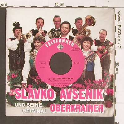 Avsenik,Slavko,Original-Oberkrainer: Slovenischer Bauerntanz, Telefunken(6.11004), D, LC,  - 7inch - T4271 - 2,50 Euro