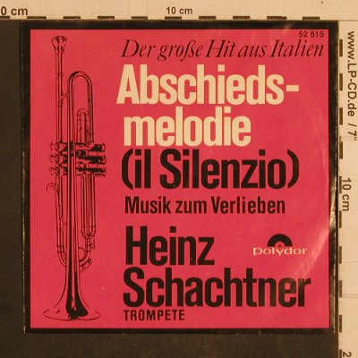 Schachtner,Heinz: Il Silenzio, Polydor(52 515), D, 1965 - 7inch - T4375 - 2,50 Euro
