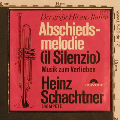 Schachtner,Heinz: Il Silenzio, Polydor(52 515), D, 1965 - 7inch - T4375 - 2,50 Euro