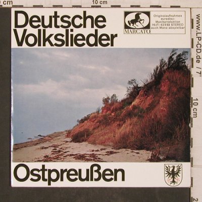V.A.Deutsche Volkslieder: Ostpreußen,Antje Krieg,Rudolf Aue, Mercato(42 493), D,  - EP - T5637 - 4,00 Euro