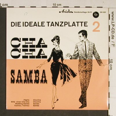 V.A.Die ideale Tanzplatte 2: Cha Cha / Samba(Henkels,Greger.., Bertelsmann(36 432), D,  - EP - T722 - 4,00 Euro