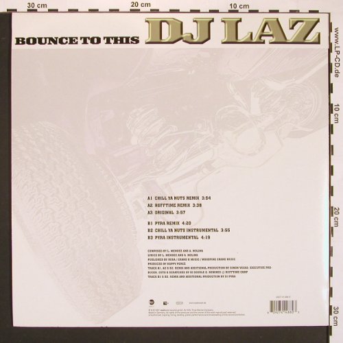 DJ Laz: Bounce To This, 6Tr., EW (0927-41488-0), D, 2001 Typ: 12" Best.-Nr.: A1051 Preis: 1,00 Euro