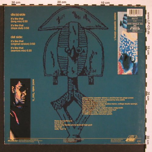 N-Factor: It's Like That*4, Ariola(612717), D, 89 - 12inch - A309 - 1,00 Euro